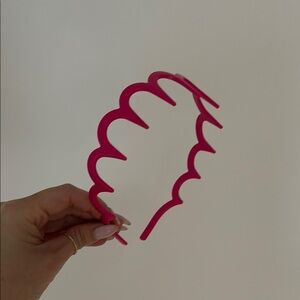 Pink Scalloped Head band